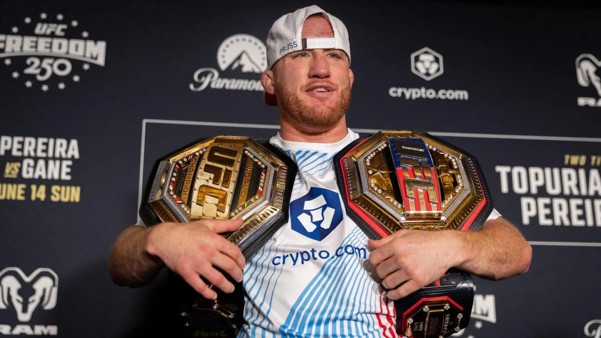 جاستین گیجی پس از قهرمانی UFC قصد بازنشستگی ندارد